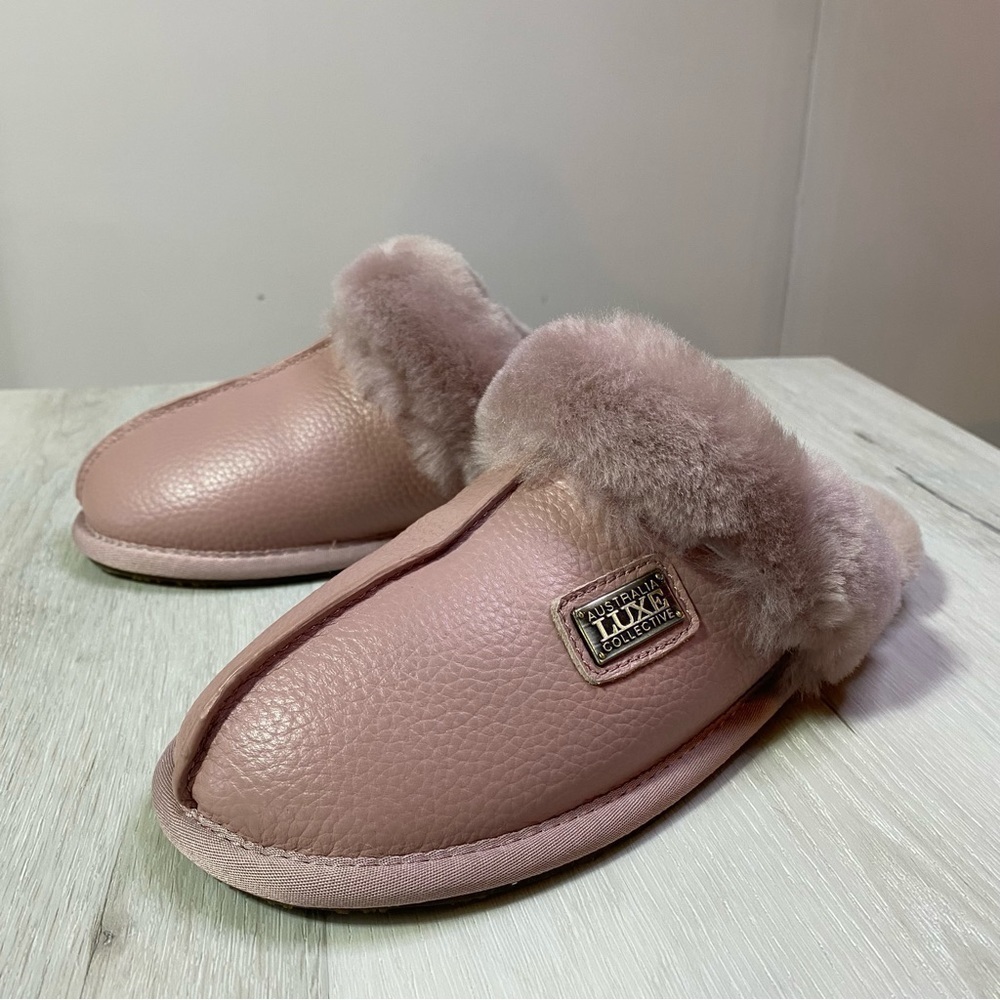 Australia Luxe Collective Soft and Warm rubber Sole Closed Mule in Dusk, Sz Sm - Picture 3 of 10